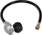 SHINESTAR 21 Inch Propane Regulator with Hose, Gas Grill Regulator and Hose, Grill Replacement Parts, Propane Tank Hose with 3/8" Female Flare Nut