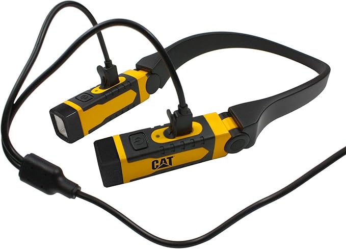 CAT CT7105 Rechargeable LED Neck Light Perfect Light for Mechanics, Camping, Hunting, DIY Projects, Reading
