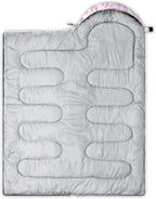 BSNTHO Camping Sleeping Bags,3 Season Warm & Cool Weather,Lightweight,Waterproof Sleeping Bags for Adults & Kids,Traveling,and Outdoors,Camping Gear Equipment