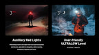 Nitecore NU27 600 Lumens Running Camping Headlamp, USB-C Rechargeable with Warm, Neutral and Cool White Lights, Red Light, Including NitecoreS Sticker (White)