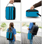 BEIMILY Lunch Box for Men Women Adults,Small Insulated Lunch Bag for Office Work Picnic,Reusable Portable Lunchbox,Soft Cooler Tote Bag(Gray Blue)