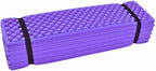 Drfeify Mattress Foam Camping Mat for Outdoor Sports Egg Cell Shape Sleeping Pad for Camping Material (Purple)