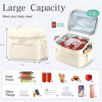 DALINDA Lunch Bag Cooler Bag Lunch Box for Women Men, 13L Large Insulated Leak Proof LunchBox Lightweight for Picnic,Grocery,Beach,Camping,Travel,Work