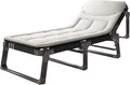 Sleeping Cots for Adults, 5Position Folding Chaise Lounge Chairs Outdoor, Folding Camping Cot, Folding Cot Camping Cot for Adults Portable Folding Outdoor