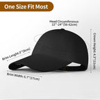 Taximi Unsex LED Baseball Cap, USB Rechargeable Baseball Cap with Light, Adjustable LED Hat Light for Fishing Jogging Camping