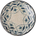 Camping Plates Retro Handmade Underglaze Ceramic Dinner Plate Home Dining Tableware Decorative Plate