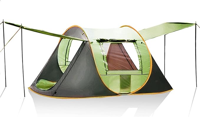 Instant Lightweight Camping Tent Pop Up, Outdoor Easy Set Up Automatic Family Travel Tents, Portable Backpacking Ultralight Waterproof Windproof Sun Shelter Tent