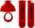Dafi Water Bottle Filters and Cap Replacements RED | 2-Pack | Last up to 60 Days | Hiking Water Filter, Personal Filtered Water Bottle, Camping Water Filter | BPA-Free | Made in Europe