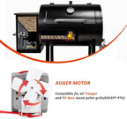 Upgraded 2.0 RPM Auger Motor Replacement for Traeger, Pit Boss Wood Pellet Grills, Camp Chef, Oklahoma Joe's, Cuisinart Wood Creek and Z Grills, Universal Auger Motor 120V, 60Hz, 2 Pole