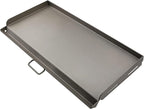 Hisencn 2 Burner Griddle for Camp Chef Stove, Flat Top Griddle for Gas Grills, Portable Griddle with Oil Drip Port, Camping Griddle for Camp Chef 14" Cooking Systems, Outdoor Cooking Equipment, 14x32“