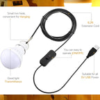 Tuanse 3pcs USB LED Light Bulbs Portable Camping Lights 5w with USB Splitter Cable 1 to 3, 8.2ft Extra Length Cord Tent Latern Outdoor Emergency Bulb for Garage Warehouse Truck Fishing Warm White