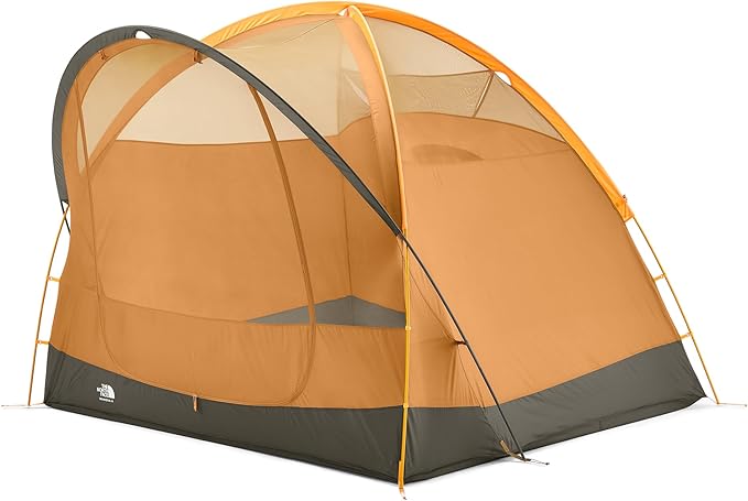 The North Face Tents Wawona 4 Tent - Four-Person Camping Tent, Water Repellent, Spacious & Easy to Set Up, Attached Vestibule