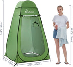 WolfWise Pop Up Changing Tent for Beach, Camping Portable Shower Tents, Outdoor Privacy Bathroom, Change Dressing Clothes Tent Pop Up Instant for Camp, Toilet, 6.2ft/6.6ft/6.9ft High