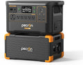 Pecron Portable Power Station F3000LFP with 3840Wh EP3800-48V Extra Battery, 3072Wh Solar Camping Generator, 3600W Solar Generator for RV, Home Use, CPAP (Total 6912Wh Generator Kit)