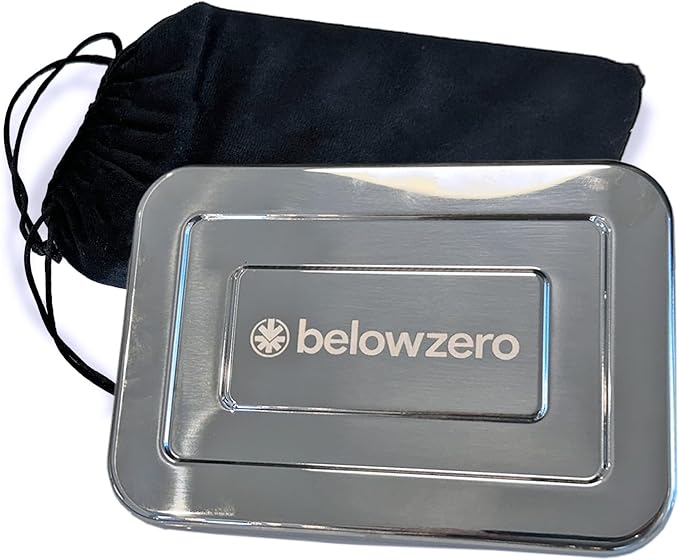 Below Zero Deluxe Stainless Steel Reusable Cooling Pack | Durable Ice Pack Lasts 48 Hours, Ice Pack for Bento, Lunch Bags, Coolers, Picnics, Camping, Beachgoers, Sporting Events | Longest Lasting