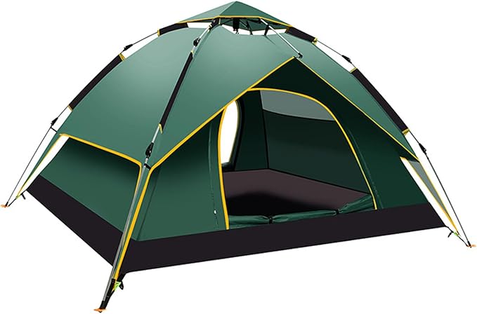 SFKLYU Outdoor Camping Tent 3/4 Person Waterproof Camping Tents Windproof Outdoor Backpacking Tent for Travel Hiking