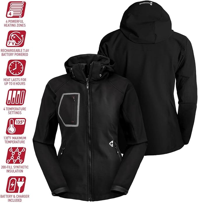 Gerbing 7V Women's Torrid Softshell Heated Jacket 2.0