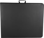 Lavish Home Portable Folding Tables - Lightweight Portable Folding Desk - 6-Foot-Long Plastic Table for Camping, Playing Cards, Parties, and Dining (Single/Black)