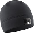POWERCAP LED Hat Light 150 Lumens Rechargeable Fleece Beanie with Bright Built-in Headlamp Waterproof LED Warm One Size Cap