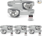 Energizer LED Headlamp PRO,IPX4 Water Resistant Headlamps,High-Performance Head Light for Outdoors,Camping,Running,Storm,Survival LED Light for Emergencies (Batteries Included),(Pack of 8)