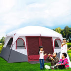 Large Tent Camping Tent 8-12 Person Family Tent 2 Bedroom,Festival Party Essential Big Tent Shelters Waterproof Tent, 4800mm-430x305x203cm