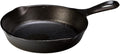 Lodge Seasoned Cast Iron Skillet - PFAS-Free, Non-Toxic Cookware - Use with an Oven, Stove, Grill, or Campfire - Naturally Non-Stick & Oven Safe - 6.5 Inches