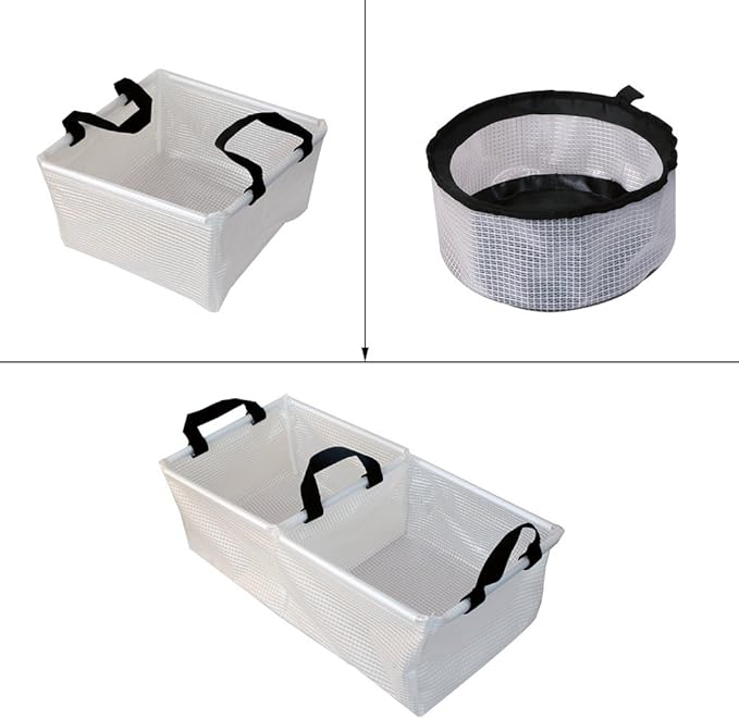 AceCamp Multifunctional Collapsible Water Basin, Folding Tub, Portable Bin, Lightweight Foldable Sink with Handles for Camping, Dish Washing, Laundry, Fishing, Hiking, Outdoors