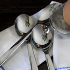Opinel Perpétue Flatware Collection, Timeless and Elegant Stainless Steel Construction, Dishwasher Safe, Designed in France, Made in Portugal (4 Piece Table Spoon Set)