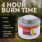 New & Improved! Emergency Cooking Fuel Premium Storage Set, 20+ Year Shelf Life | Available in 4 Cans, 12 Cans, or 24 Can Packs