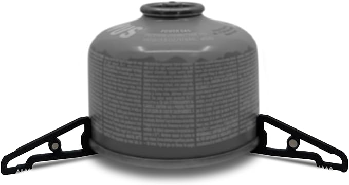 MagFeets Ultralight Fuel Canister Stabilizer Magnetic Gas Can Stand for Camping Stoves (Black)