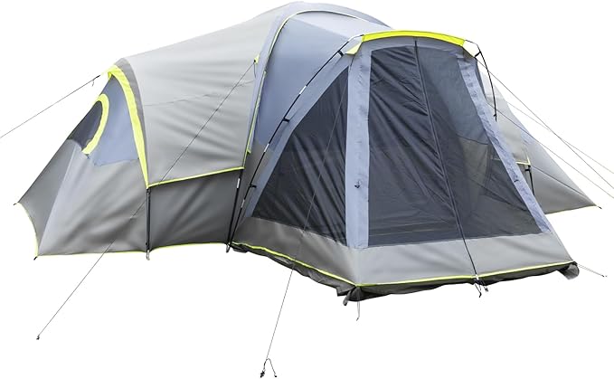 Camping Tents, Family Tent with 3 Rooms, Tent for Camping, Waterproof Large Backpacking Tent for Picnic Survival Hiking Traveling