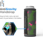 PHOOZY Insulated Can Cooler for Slim 12oz Cans with NASA-Inspired Technology - Patented Koozie That Keeps Drinks Cold 10x Longer - Lightweight Beer Koozie for Outdoor Adventures - Pink Camo