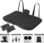Inflatable Mattress, Car Camping Mattress, SUV Inflatable Mattress, Outdoor Travel Sleeping Pad, Anti-Noise Inflatable Mattress (Black)