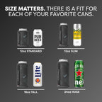 PHOOZY Insulated Can Cooler for Tall 24oz Cans with NASA-Inspired Technology - Patented Can Cooler That Keeps Drinks Cold 10x Longer - Lightweight for Outdoor Adventures - Black Camo