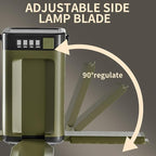 Solar LED Camping Lantern Portable IPX4 Waterproof Camping Lamp Rechargeable with 2000mAh Solar Charging & LED Power Indicator Lantern with 6 Modes Portable Flashlight Tent Lights for Camping Hiking
