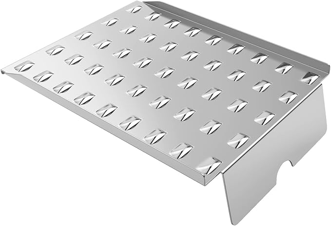 Grill Drip Tray Heat Baffle Replacement for Camp Chef 24 Series Pellet Grills, SmokePro SG 24/STX 24, Woodwind Classic 24/ SG 24/WIFI 24, BCA070/BAC012 Drip Pan Parts for Traeger Pro 20 22 575 Series