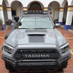 Lensun 50W 12V Hood Flexible Solar Panel for Toyota Tacoma 3rd Gen (2016-2023) TRD Sport/Pro - Off Grid Solar Power for Offroading/Overlanding/Camping