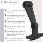 Poweka Cooler Latches Replacement for Yeti, RTIC, Lid Latch Parts(2 Pack) Compatible with Yeti Coolers T-Latches Made of Premium Hard Durable Rubber
