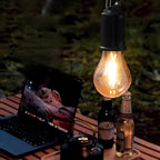 Solar Camping Lights Outdoor Waterproof - 3 Mode Portable LED Lantern with Solar/USB Charging, Hanging Hook for Camping, Hiking, Emergency, Backpacking, Tents (Spherical)