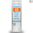 Aqua-Gard Emergency Hydration Gel - Survival Pouches for Disaster Relief | 200% More Effective Hydration | Emergency Pouches for Water Emergency Kit Supply for Extreme Conditions (3 Pack)