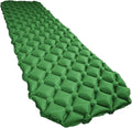 Single Self-Inflating Camping Sleeping Pad - Rapid Setup Ultralight Compact Air Mat for Hiking Travel Tent Outdoor(01Army Green)