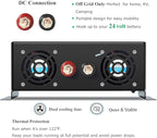 WZRELB 1500W 24V 120V Pure Sine Wave Solar Power Inverter with Remote Control Switch