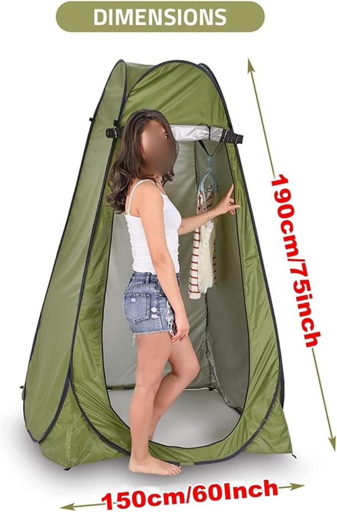Camping Tent,Shower Tent, 1-2 People 3 Windows Portable Changing Room Privacy Tent Shower Tent Camp Toilet Rain Shelter for Outdoor Camping Hiking Beach
