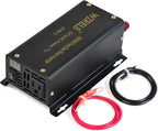 WZRELB 300W Pure Sine Wave Power Inverter 600W Peak DC 48V to 110V AC Car Adapter Off Grid with LED Display