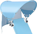 XL Universal Beach Chair Umbrella Canopy, UPF 50+ Chair Sun Shade Attachment with Adjustable Clamp for Camping, Lawn, Wheelchair, Tanning, Zero Gravity, Lounge, Fishing, Outdoor Chairs, Oversized