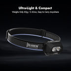 WUBEN H4 LED Headlamp Rechargeable, 800 Lumens Super Bright Head lamp, IP68 Waterproof headlamp with Motion Sensor, Headlight Flashlight 10 Modes with Red Light, for Camping Fishing& Hiking Gear