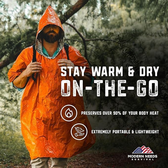 Emergency Survival Kit | Outdoor Tactical First Aid Kit | Tactical Gear for Hydration, Warmth & Shelter | NASA-Engineered Heat Retention | Camping Fishing Hunting Hiking | Gift or Men Women