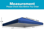 10x10 Canopy Replacement Top Cover with Air Vents for ez up Pop up Canopy Gazebo Tent with Adjustable Straps, Waterproof & Anti-UV for Outdoor Shade (Frame Not Included) (Navy Blue)