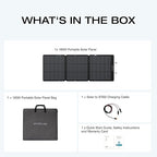 EF ECOFLOW 160 Watt Portable Solar Panel for Power Stations, 25% High Conversion Efficiency Foldable Solar Panel with Adjustable Kickstand IP68 Waterproof for Outdoor Camping RV, NextGen Version