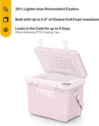 RTIC Ultra-Light 22 Quart Hard Cooler Insulated Portable Ice Chest Box for Drink, Beverage, Beach, Camping, Picnic, Fishing, Boat, Barbecue, 30% Lighter Than Rotomolded Coolers